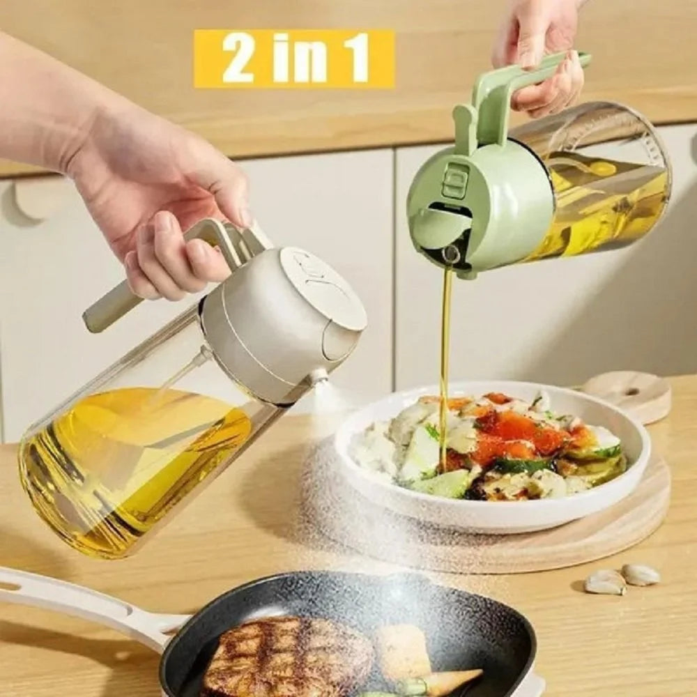 2 IN 1 OLIVE OIL DISPENSER BOTTLE, 500 mL