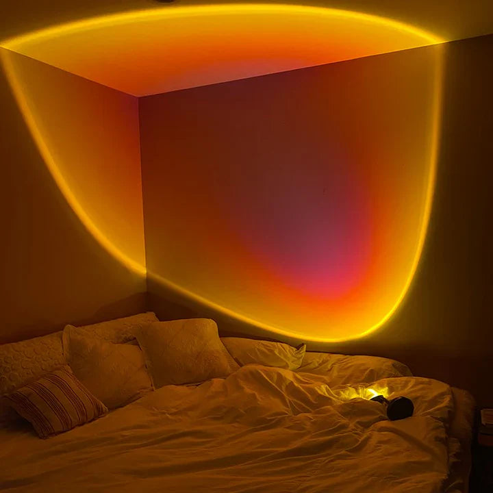 Sunset Projection Lamp – Ambient Sunset Light for Room, Bedroom