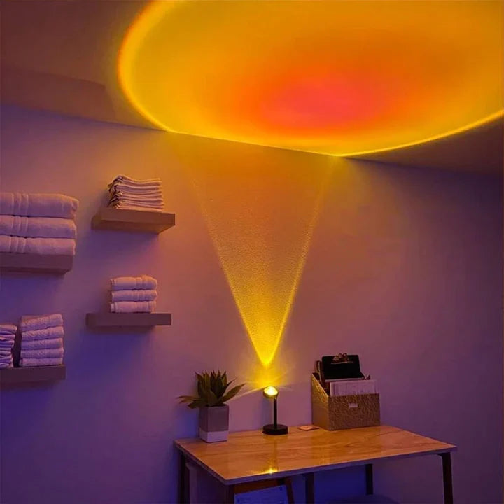 Sunset Projection Lamp – Ambient Sunset Light for Room, Bedroom
